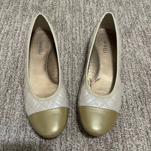 Vaneli Quilted Leather Ballet‎ Flats, Size 9.5 – Excellent Condition - Picture 1 of 11